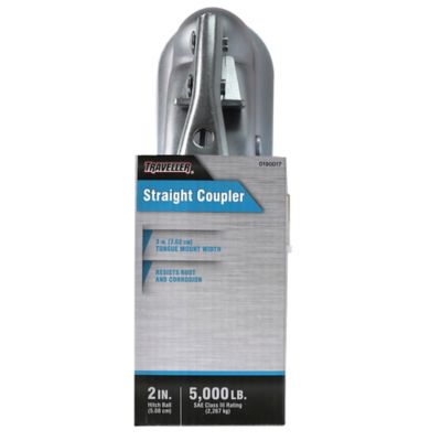 Image showing  2 in. Farm and Ranch Straight Coupler, 2 in. Ball, 3 in. Channel, 5,000 lb. Capacity