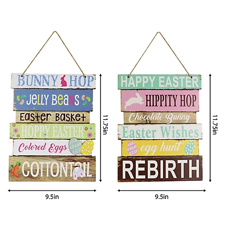 Slice of Akron Easter Wall Hanging Decor, 11.75 in. x 9.5 in.