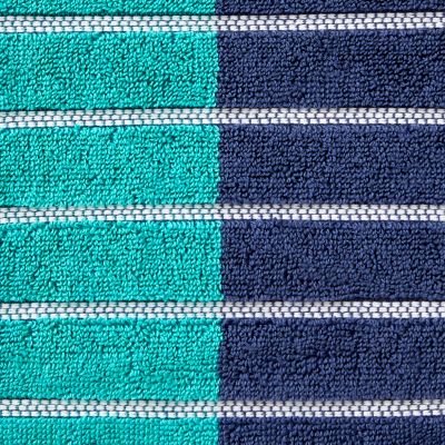 Image showing  Colorblock Stripes Bath Towel