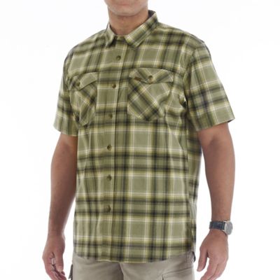 Image showing  Men's Short-Sleeve Plaid Shirt