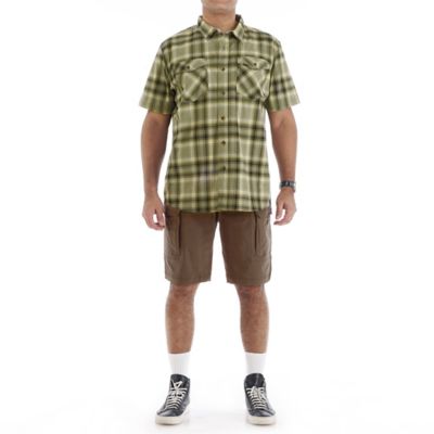 Image showing  Men's Short-Sleeve Plaid Shirt