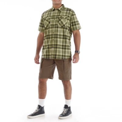 Image showing  Men's Short-Sleeve Plaid Shirt