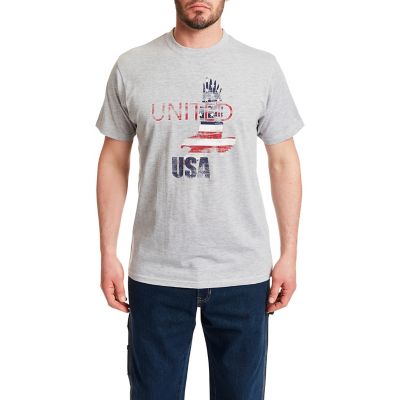 Smith's Workwear Short-Sleeve Patriotic Crew Neck T-Shirt