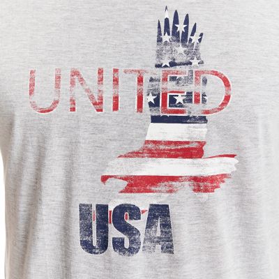 Image showing  Short-Sleeve Patriotic Crew Neck T-Shirt