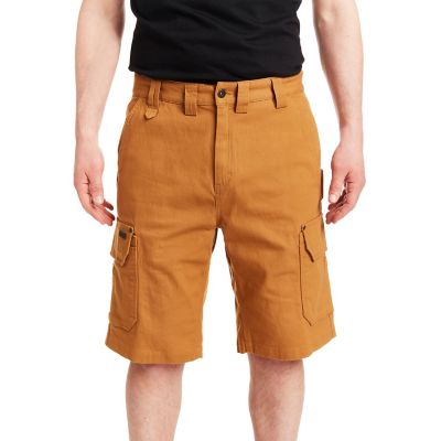 Image showing  Men's Stretch Fit Mid-Rise Canvas Cargo Utility Work Shorts