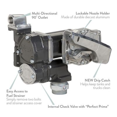 Image showing 2 th GPRO 12V 25 GPM V25-012PX Mobile Fuel Transfer Pump