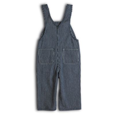 Image showing  Baby Unisex Hickory Stripe Bib Overalls
