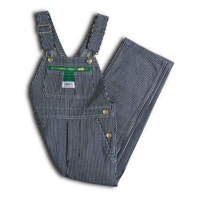 Image showing 2 th Liberty Unisex Youth Hickory Stripe Bib Overalls