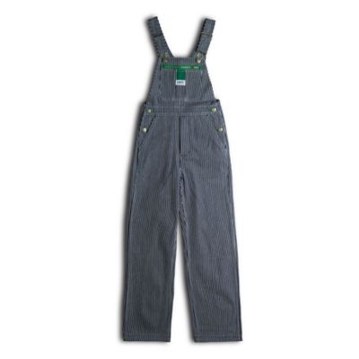 Image showing 5 th Liberty Unisex Youth Hickory Stripe Bib Overalls