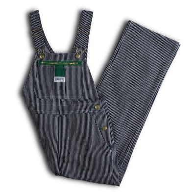 Image showing 7 th Liberty Unisex Youth Hickory Stripe Bib Overalls