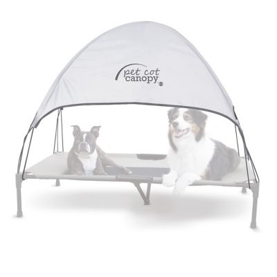 K&H Pet Products Pet Cot Canopy (Cot Sold Separately) Gray X-Large 32 x 50 Inches