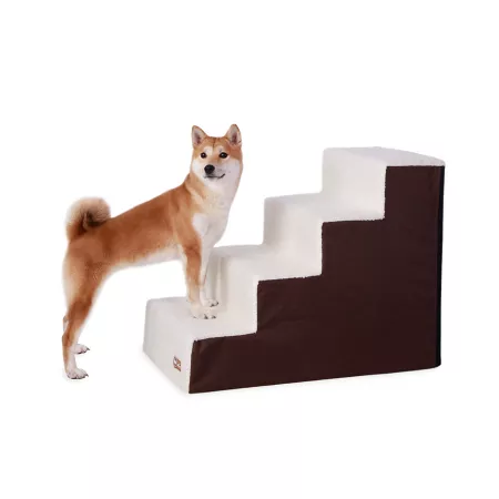 K&H Pet Products 4-Step Pet Stair for Small and Medium Dogs and Cats 100546492 Household Pet Ramps & Steps