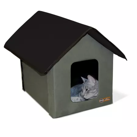 K&H Pet Products Polyester Outdoor Cat House Outdoor Cat Houses