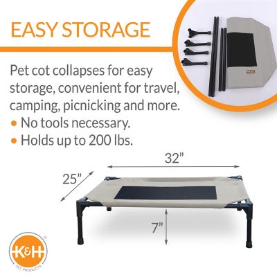 Image showing  Original Elevated Cot Pet Bed