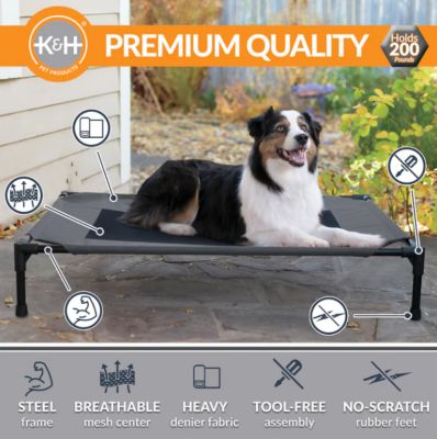 Image showing 9 th K&H Pet Products Original Elevated Cot Pet Bed