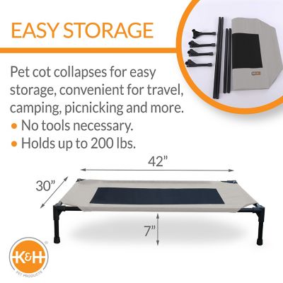 Image showing  Original Elevated Cot Pet Bed