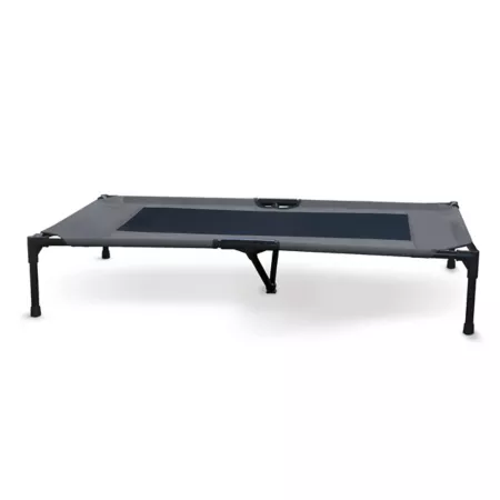 K&H Pet Products Original Raised Pet Bed 32 in x 50 in x 9 in King Size Charcoal/Black Elevated & Cooling Beds