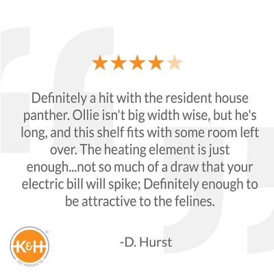 Image showing 5 th K&H Pet Products Kitty Sill Cat Window Perch, Unheated