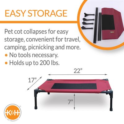 Image showing  Original Elevated Cot Pet Bed