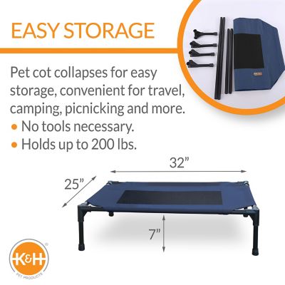 Image showing  Original Elevated Cot Pet Bed