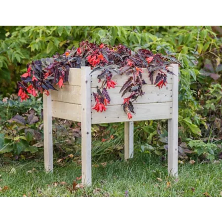 Zylina Raised Corner Garden Planter - Square Raised Garden Beds