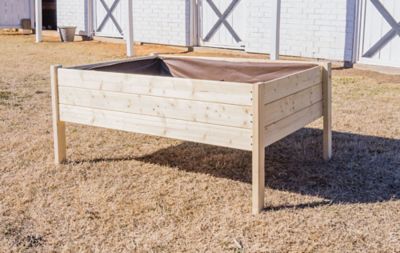 Image showing 5 th Zylina Wooden Raised Garden Planter, 47.5 in. x 36 in. x 22 in., Extra Large