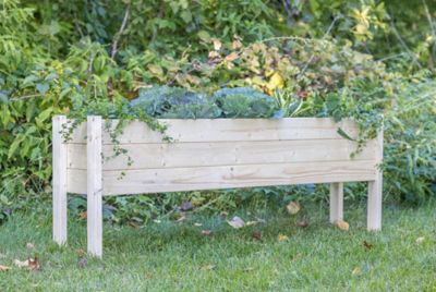 Zylina Raised Wooden Garden Planter - Extra Long