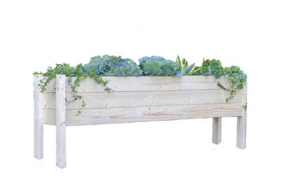 Image showing 6 th Zylina Wooden Raised Garden Planter, 60 in. x 12 in. x 22 in., Extra Long