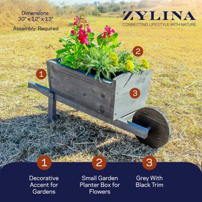 Image showing  Rustic Wheelbarrow Outdoor Planter