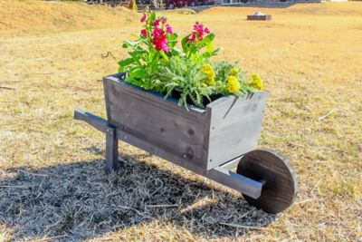 Image showing  Rustic Wheelbarrow Outdoor Planter