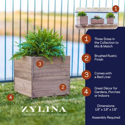 Image showing  Indoor/Outdoor Trough Planter, Tall