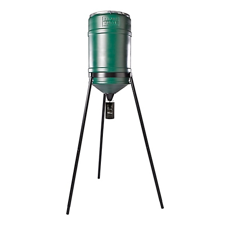 On Time Feeders 200 lb. Elite Feeder with Tripod, Up To 6 Feedings Per Day