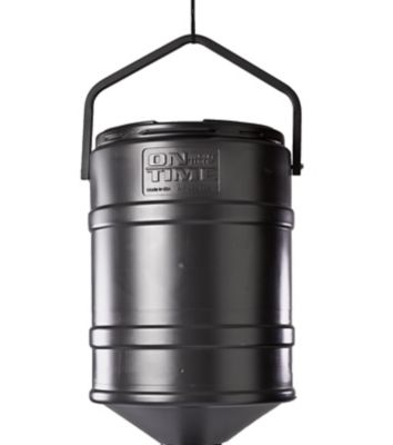 On Time Feeders 150 lb. Capacity Barrel with Hanging Bracket