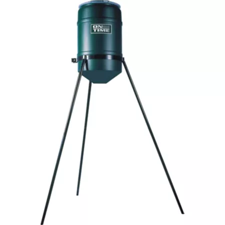 On Time Feeders 32 gal Tripod for game feeders Game Feeder Accessories