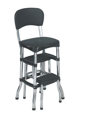 COSCO Stylaire Retro Chair with Step Stool with Pullout Steps 1 pk., 11120CBB1E