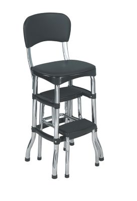 COSCO Stylaire Retro Chair with Step Stool with Pullout Steps