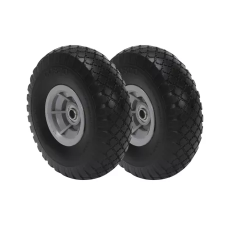 COSCO 10" Flatless Replacement Wheel for Hand Trucks 2 Pack Hand Truck Wheels