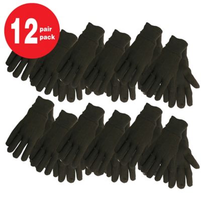 Midwest Gloves Men's Polyester Jersey Gloves, 12-Pairs