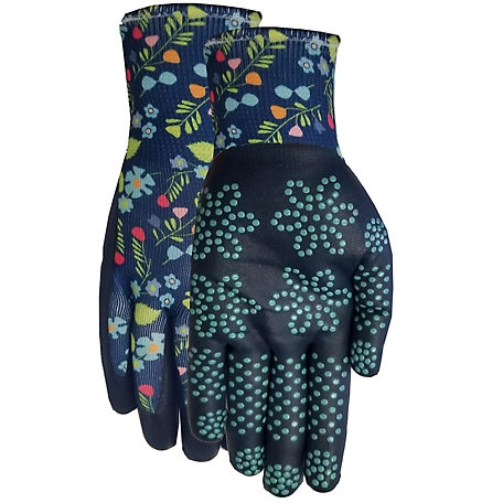 Midwest Gloves Max Grip Garden Gloves, 3 Pairs