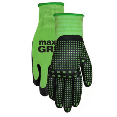 Midwest Gloves Max Grip Gloves, 3 Pairs