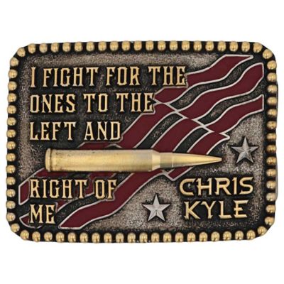 Montana Silversmiths To the Left and Right of Me Attitude Belt Buckle, A893CK