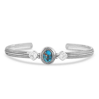 Montana Silversmiths Open Night Sky Cuff Bracelet, Turquoise, BC5172