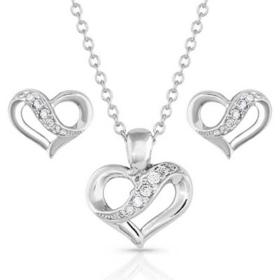 Montana Silversmiths Ribbon 'Round My Heart Jewelry Set