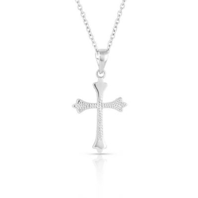 Image showing  Ethereal Crystal Cross Necklace, NC5169