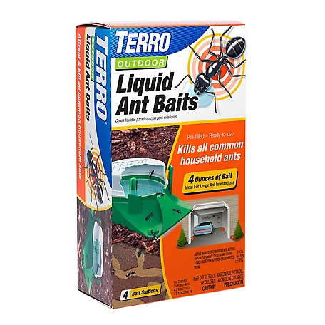 TERRO Outdoor Liquid Ant Baits, 4-Pack