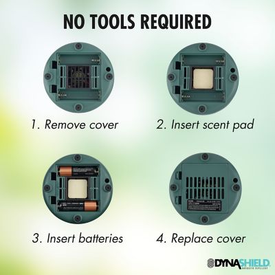 Image showing 7 th DynaShield Mosquito Repellent Device, Moss Green