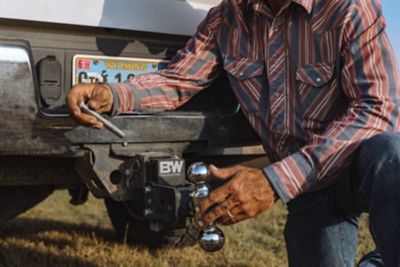 Image showing  2 in. Receiver Class IV Dual Ball Trailer Hitch Mount with 1-7/8 in. and 2 in. Ball, 3 in. Drop, 10,000 lb. Capacity