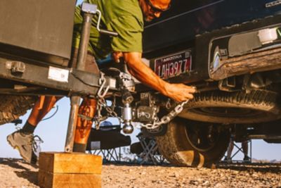 Image showing  2 in. Receiver Class IV Dual Ball Trailer Hitch Mount with 1-7/8 in. and 2 in. Ball, 5 in. Drop, 10,000 lb. Capacity