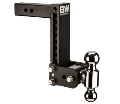 B&W Trailer Hitch Ball Mount Class IV Dual Ball with 2 in. and 2-5/16 in. Fits 2 in. Rec, 9 in. Drop TS10043B