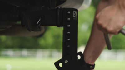 Image showing  2 in. Receiver Class IV Tri-Ball Trailer Hitch Mount with 1-7/8 in., 2 in. and 2-5/16 in. Ball, 9 in. Drop